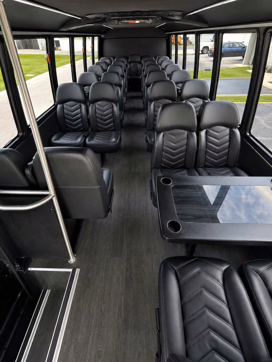15 passenger minibus inside