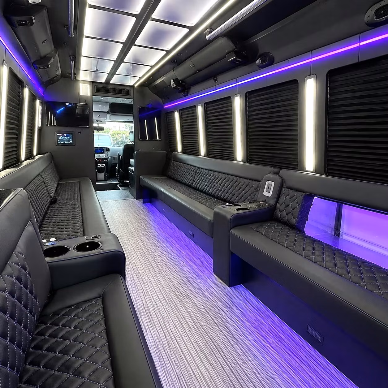 party bus interior