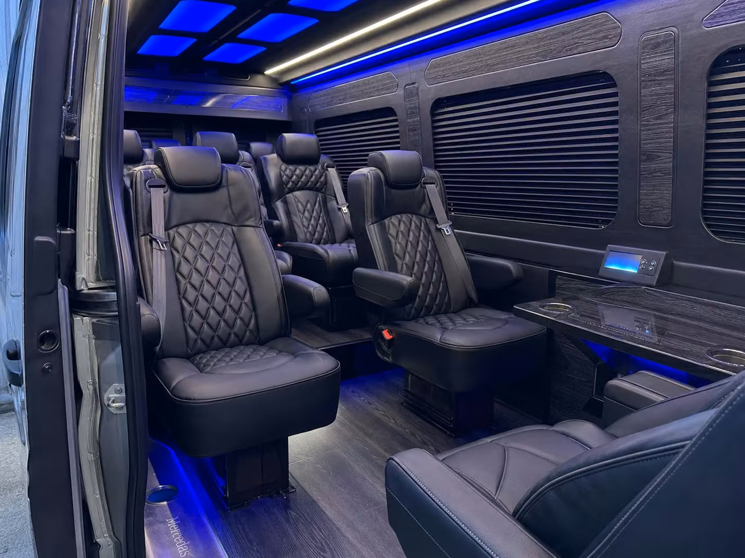 sprinter van transportation for groups and events across aurora
